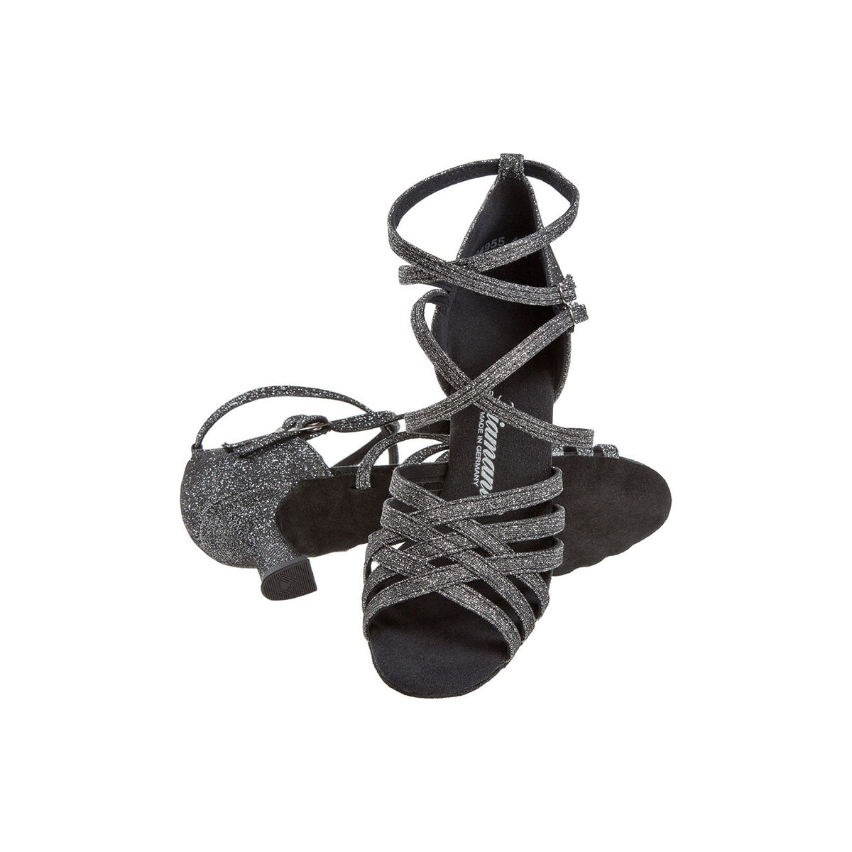 Diamant Damen Tanzschuhe für schmale Füße