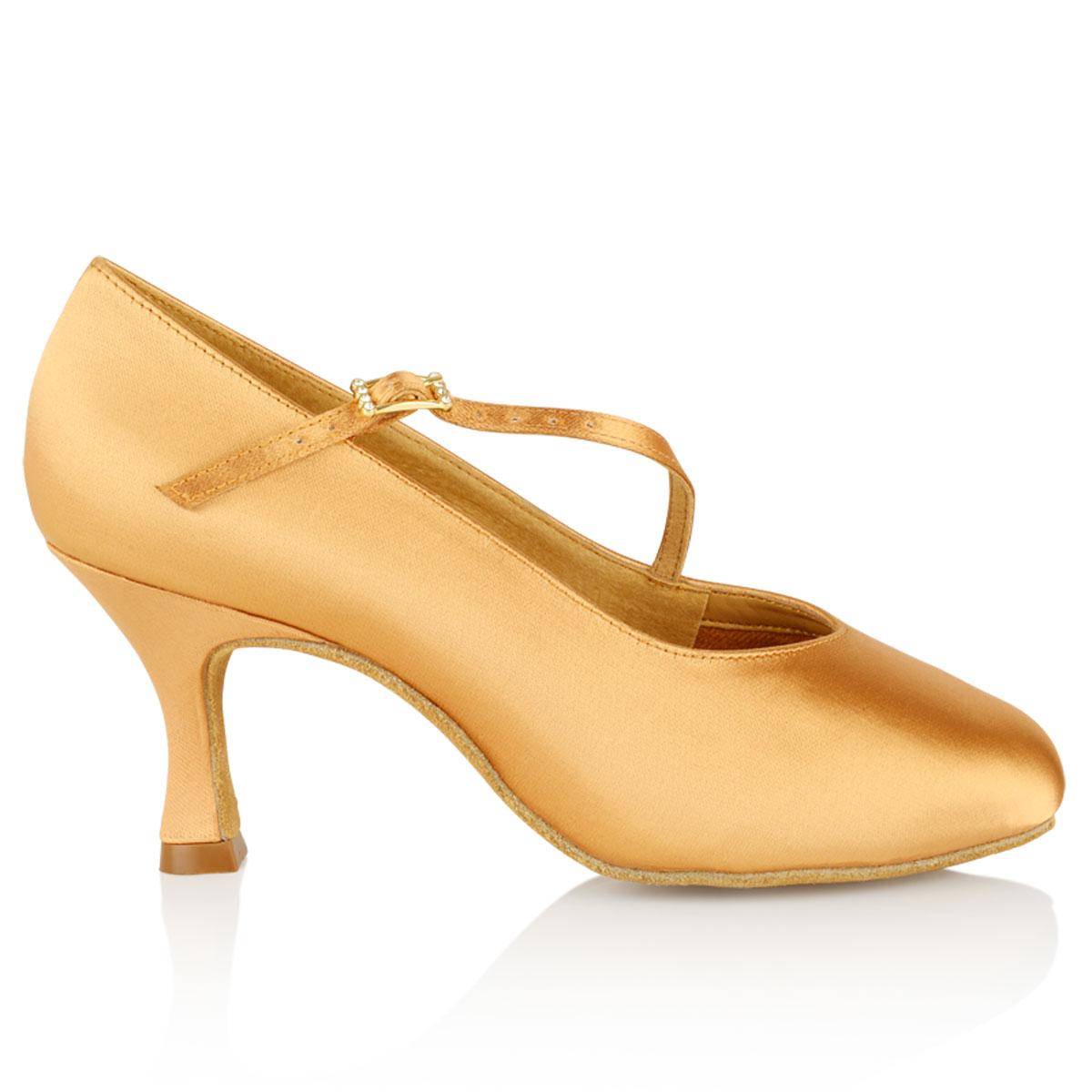 Ray Rose Damen Tanzschuhe 116A Rockslide - Farbe: Flesh - Weite: Medium - Absatz: 5 cm Flare - Größe: UK 6,5