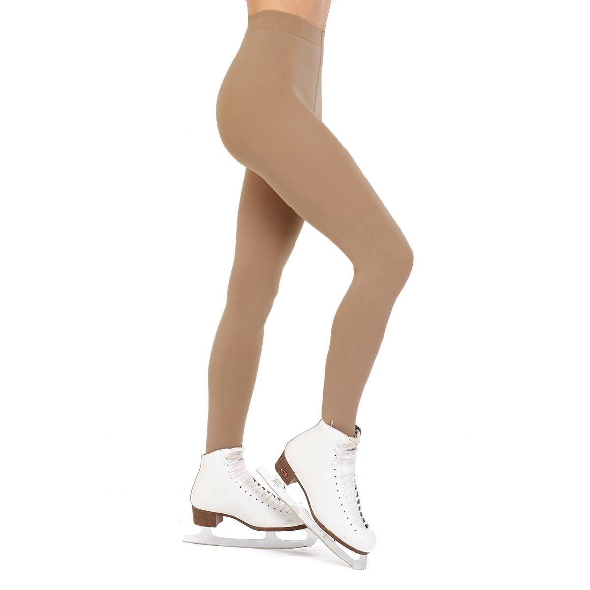 Intermezzo Damen Skating Strumpfhose 80 Denier Matt 0870 Nilitfoot - Farbe: Braun (026) - Größe: XL
