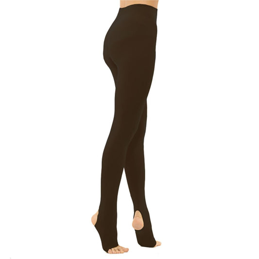 Intermezzo Damen Skating Strumpfhose 0890 Microrup - Farbe: Schwarz (037) - Größe: XL