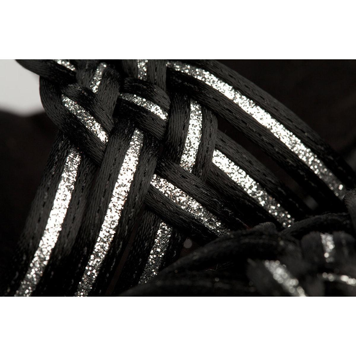 Supadance Damen Tanzschuhe 1178 Schwarz/Silber