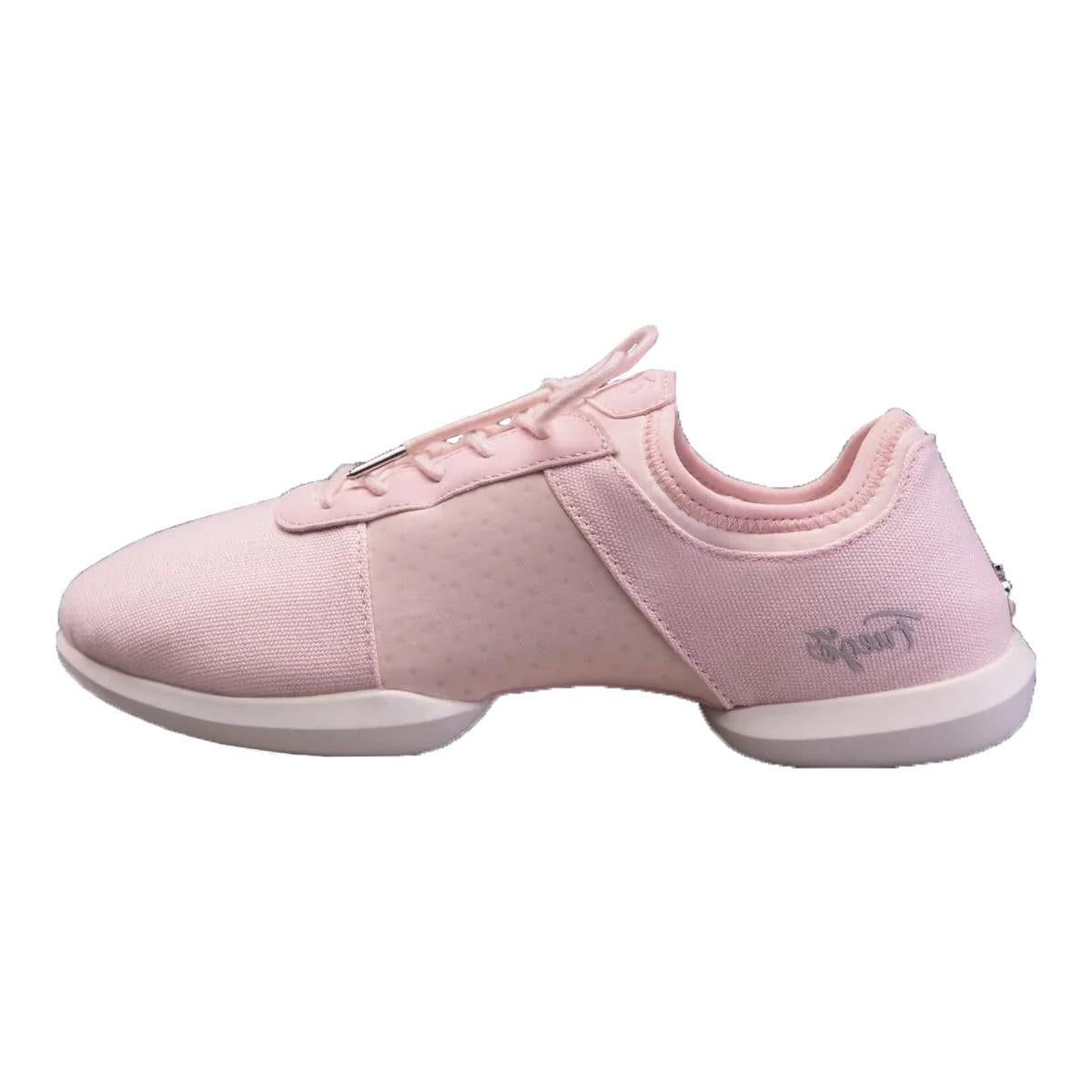 Fuego Unisex Split-Sole Dance Sneakers Pink - Größe: US M6/W7.5