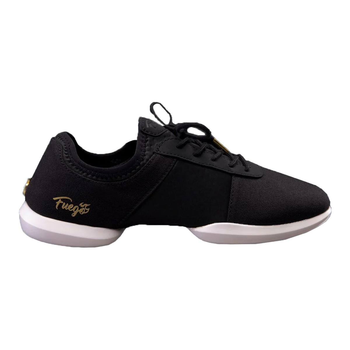 Fuego Unisex Split-Sole Dance Sneakers Black - Größe: US M3.5/W5