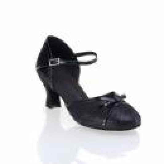 Rummos Damen Tanzschuhe R322 061-035 - Obermaterial: Leder - Farbe: Schwarz - Weite: Normal - Absatz: 50 Cuban - Größe: EUR 41