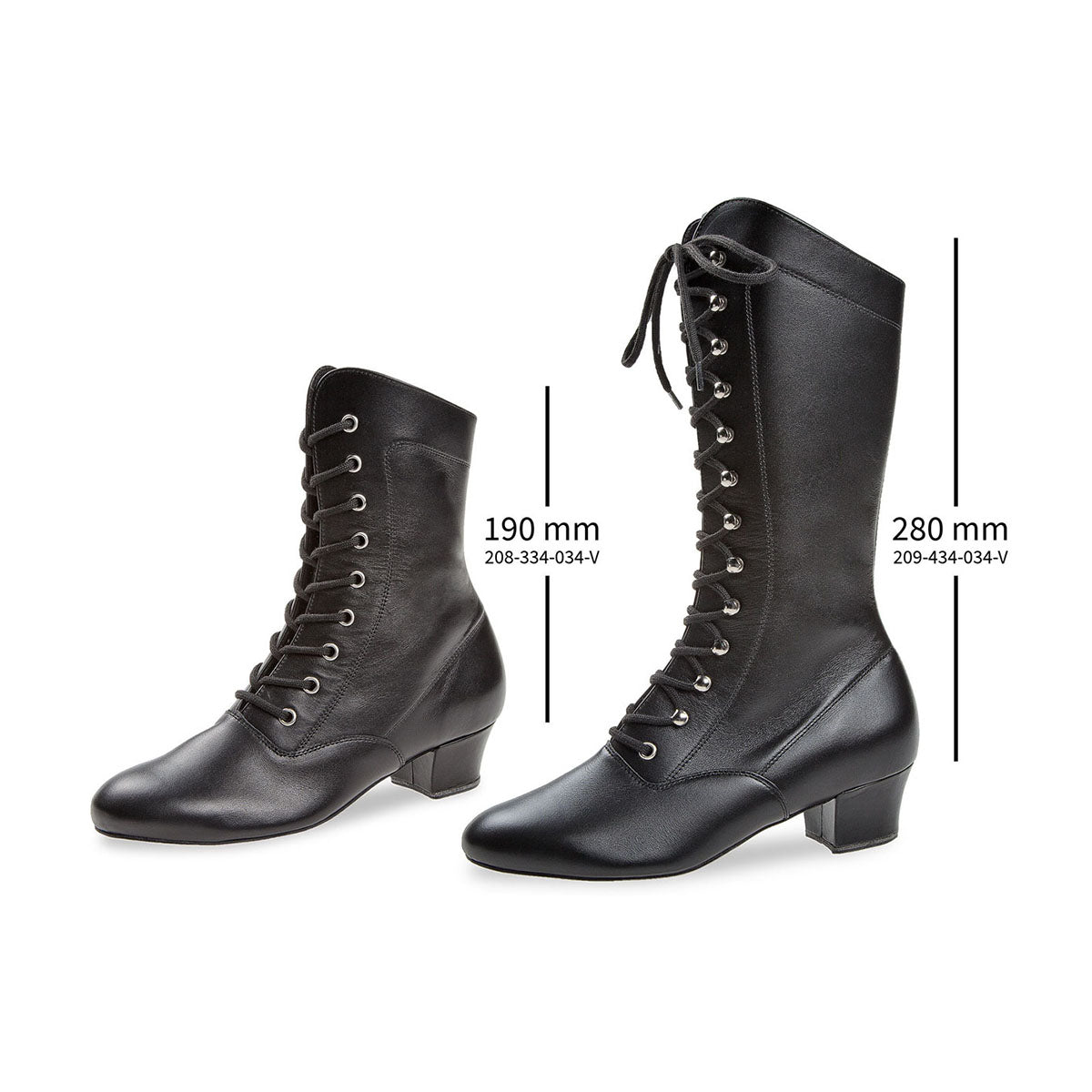 Diamant Damen Garde Tanzstiefel 209-434-034-V