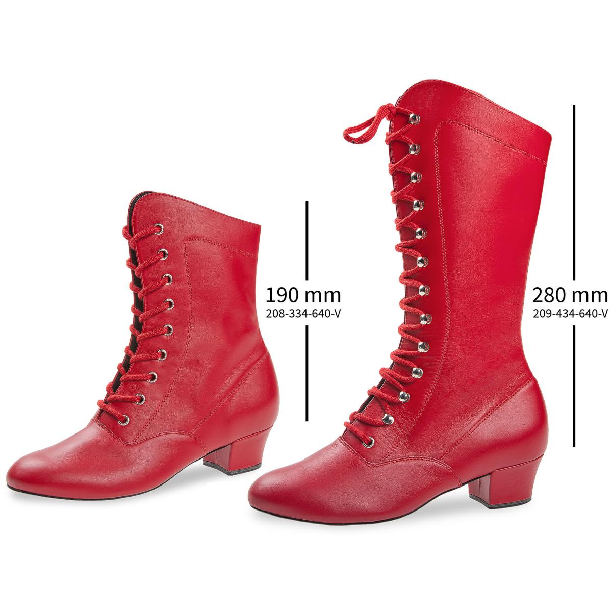 Diamant Damen Garde Tanzstiefel 209-434-640-V - Größe: UK 9