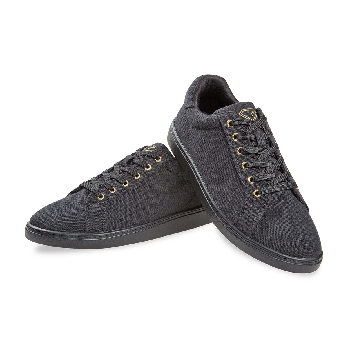 Diamant Unisex Low-Top Dance Sneakers RITMO Black Canvas