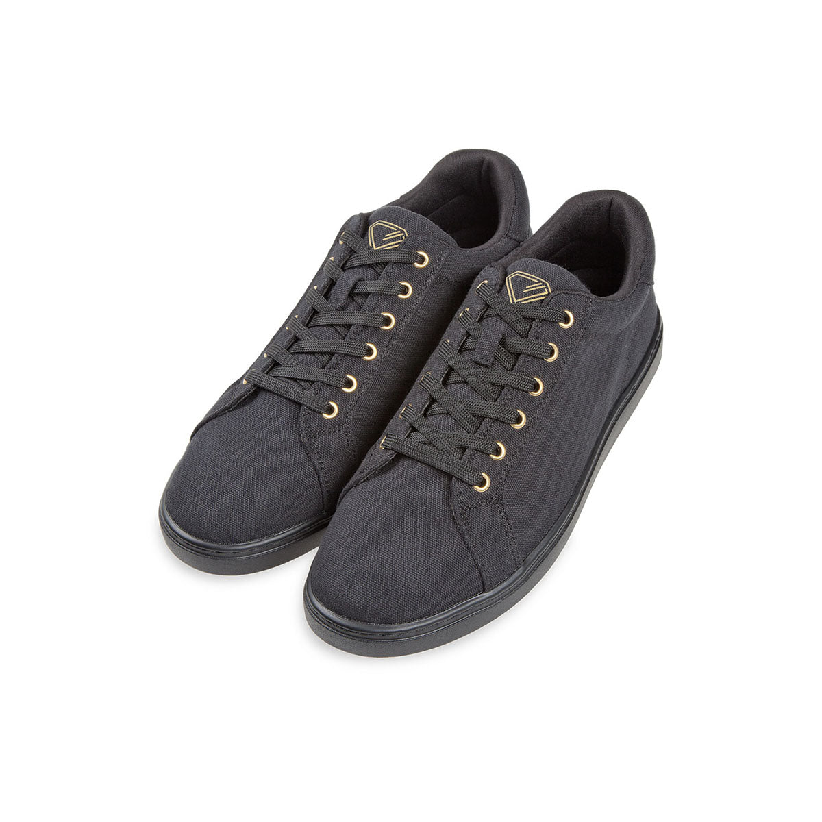 Diamant Unisex Low-Top Dance Sneakers RITMO Black Canvas