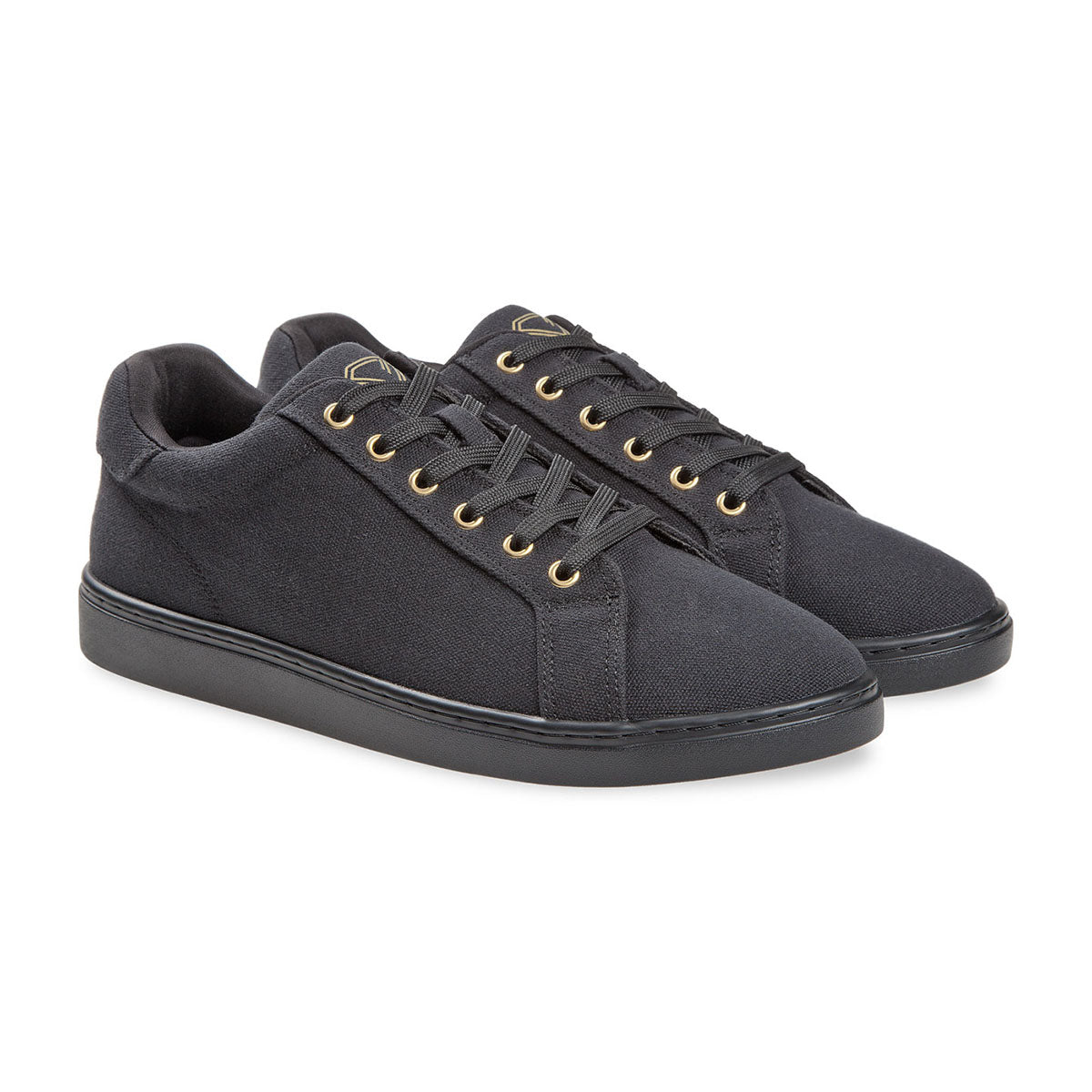 Diamant Unisex Low-Top Dance Sneakers RITMO Black Canvas