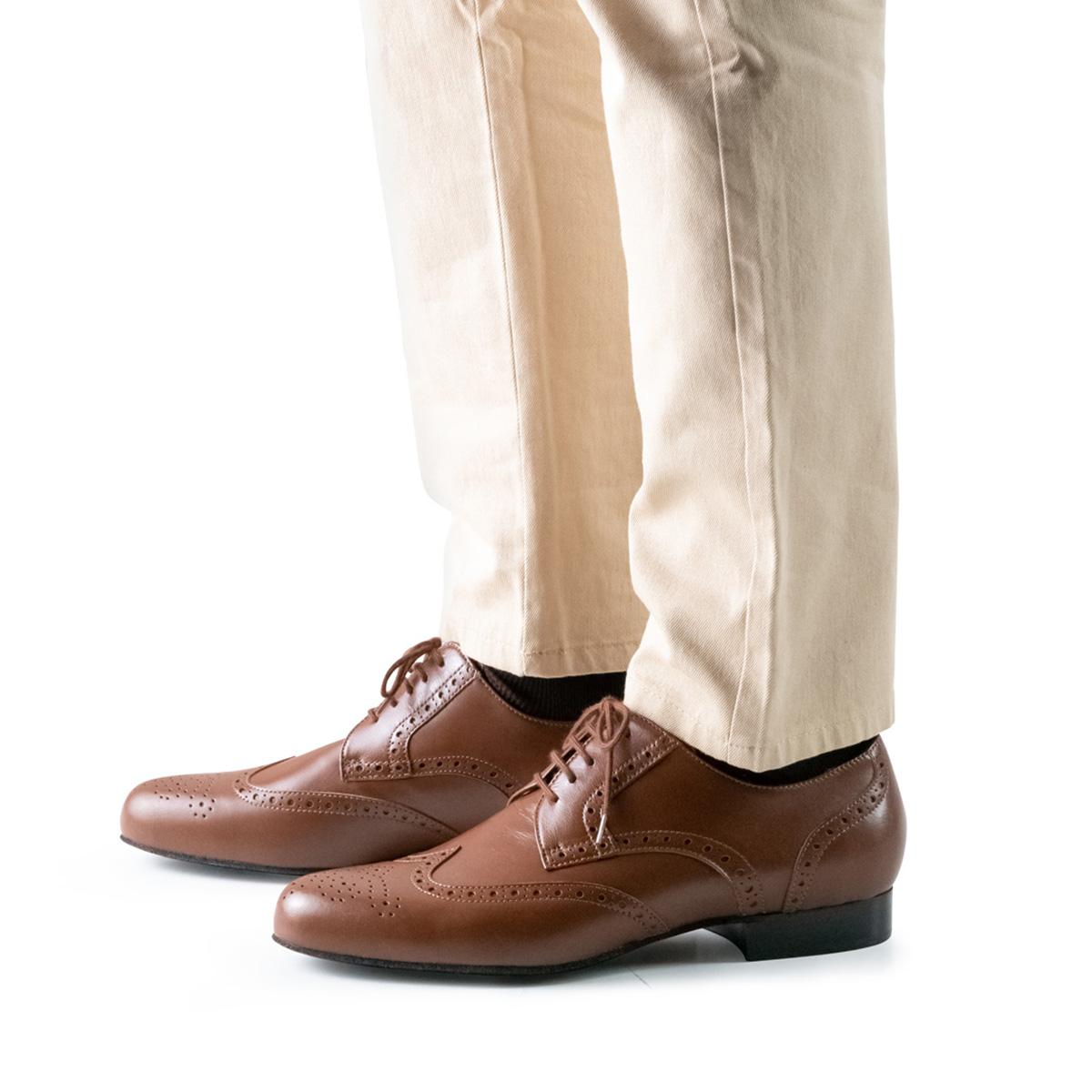 Werner Kern Herren Tanzschuhe 28023 Udine - Farbe: Cognac - Größe: UK 8