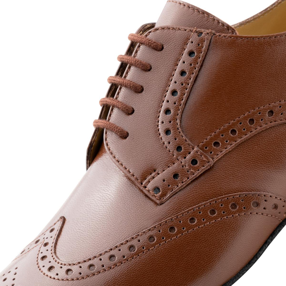 Werner Kern Herren Tanzschuhe 28023 Udine - Farbe: Cognac - Größe: UK 6