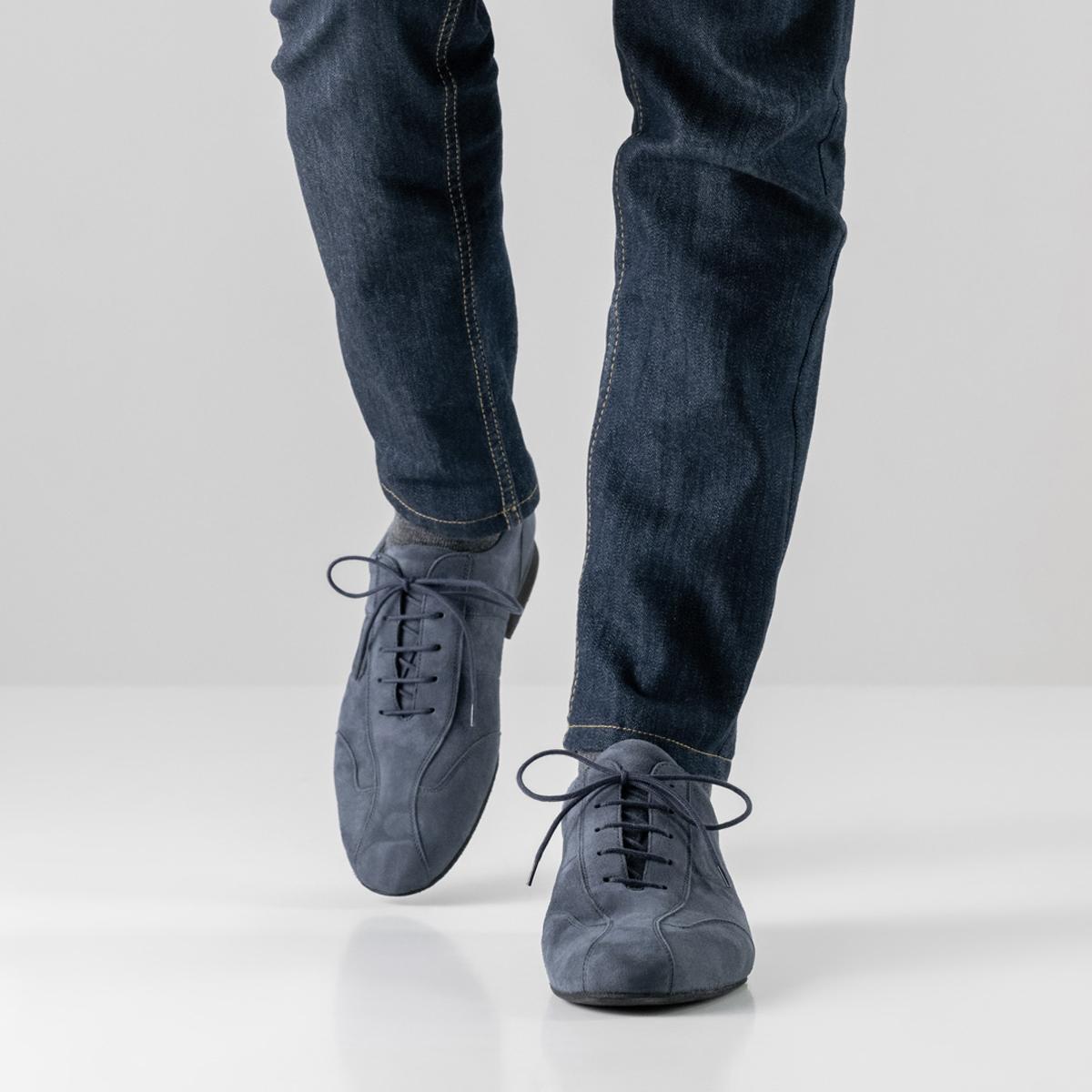 Werner Kern Herren Tanzschuhe 28045 Cuneo - Farbe: Blau - Größe: UK 5