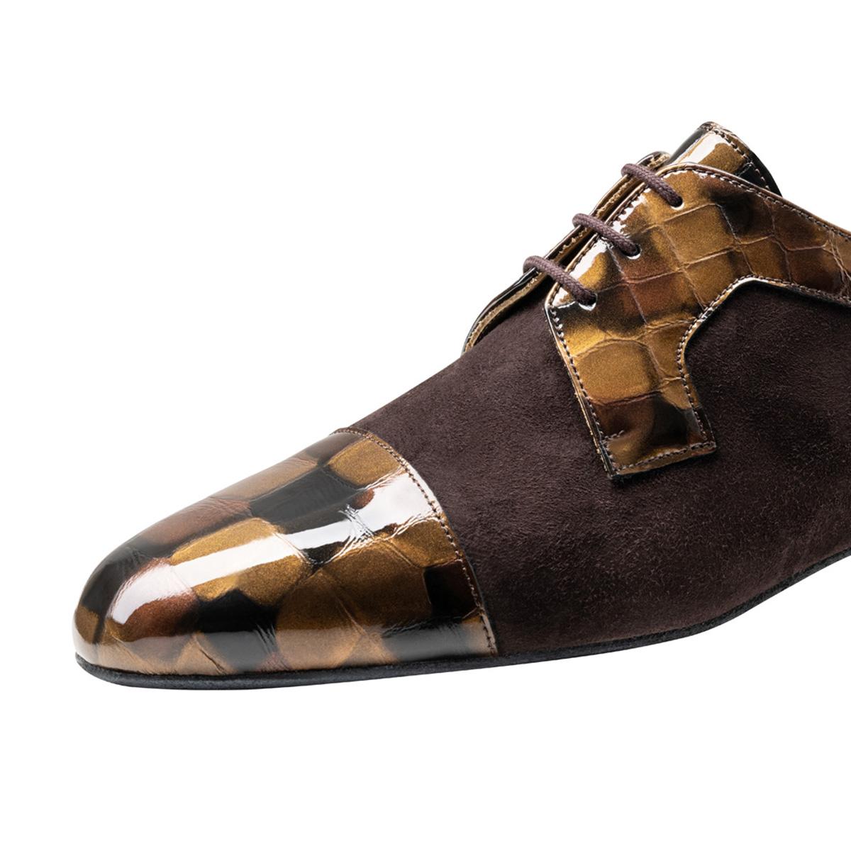 Werner Kern Herren Tanzschuhe 28049 Treviso - Farbe: Braun - Größe: UK 9,5