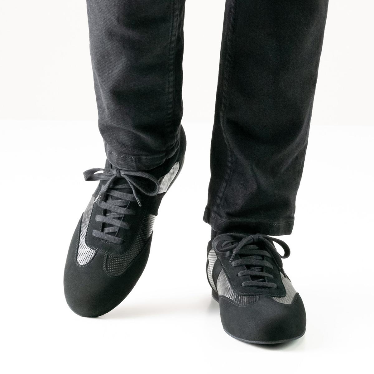 Werner Kern Herren Sneaker Tanzschuhe Bari - Farbe: Schwarz - Größe: UK 8,5