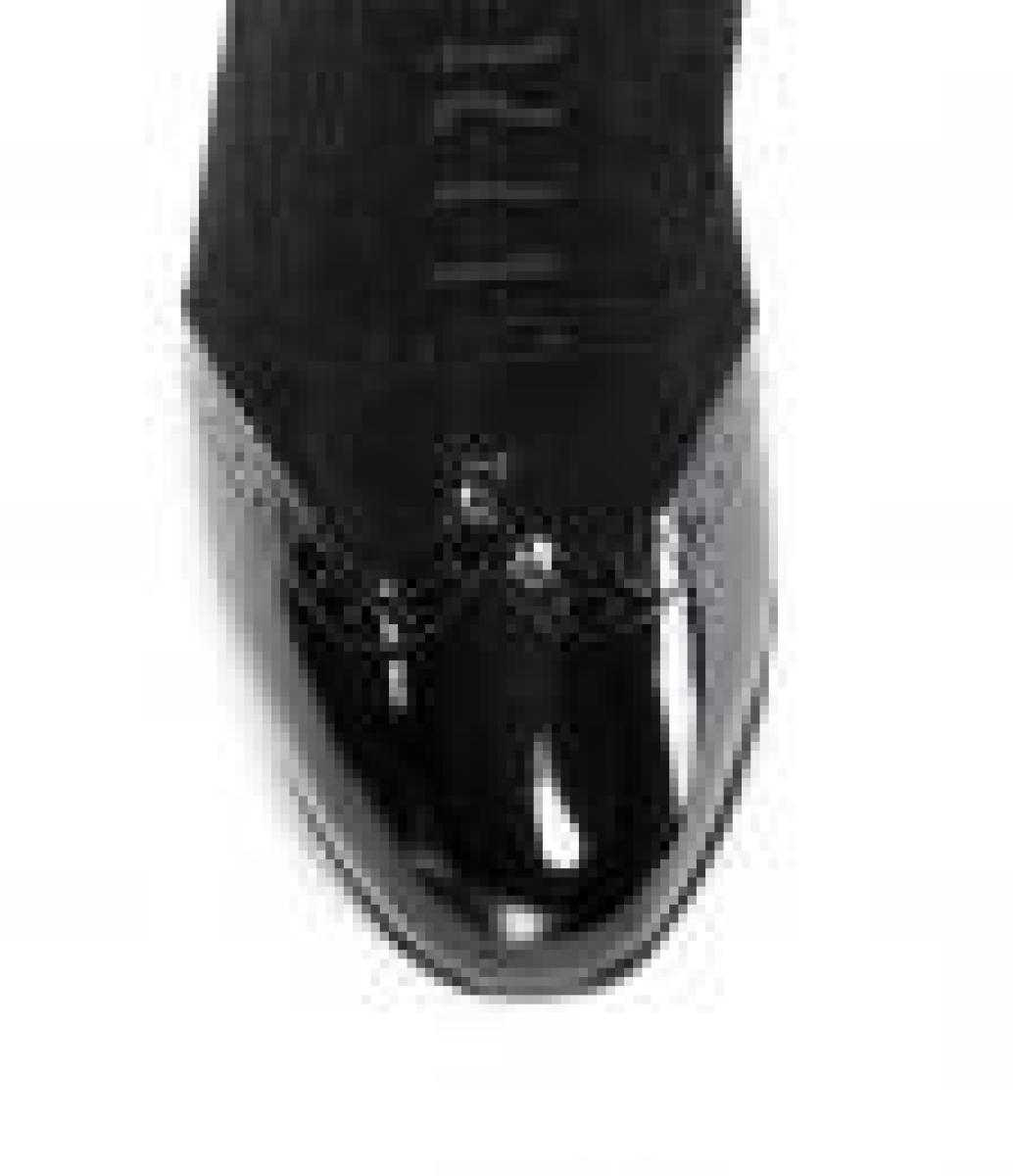 Rummos Herren Tanzschuhe Oscar 024/035 - Obermaterial: Nubuck/Lack - Farbe: Schwarz - Weite: Normal - Absatz: 35 Standard - Größe: EUR 48