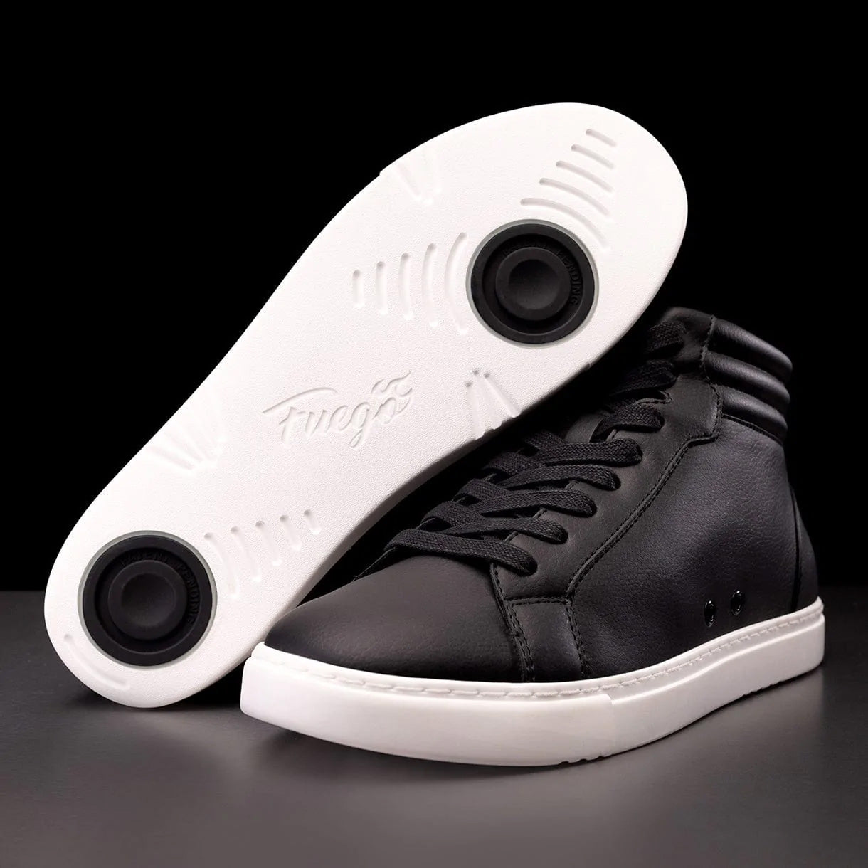 Fuego Unisex High-Top Dance Sneakers Black