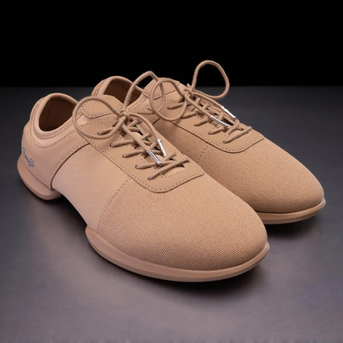 Fuego Unisex Split-Sole Dance Sneakers Latte