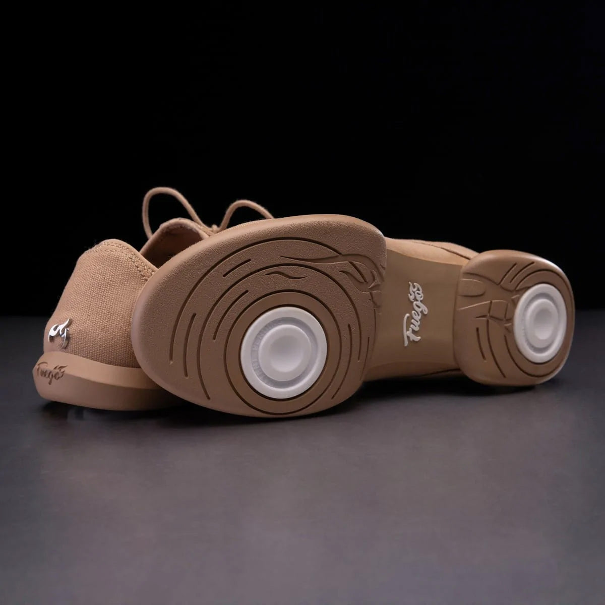 Fuego Unisex Split-Sole Dance Sneakers Latte