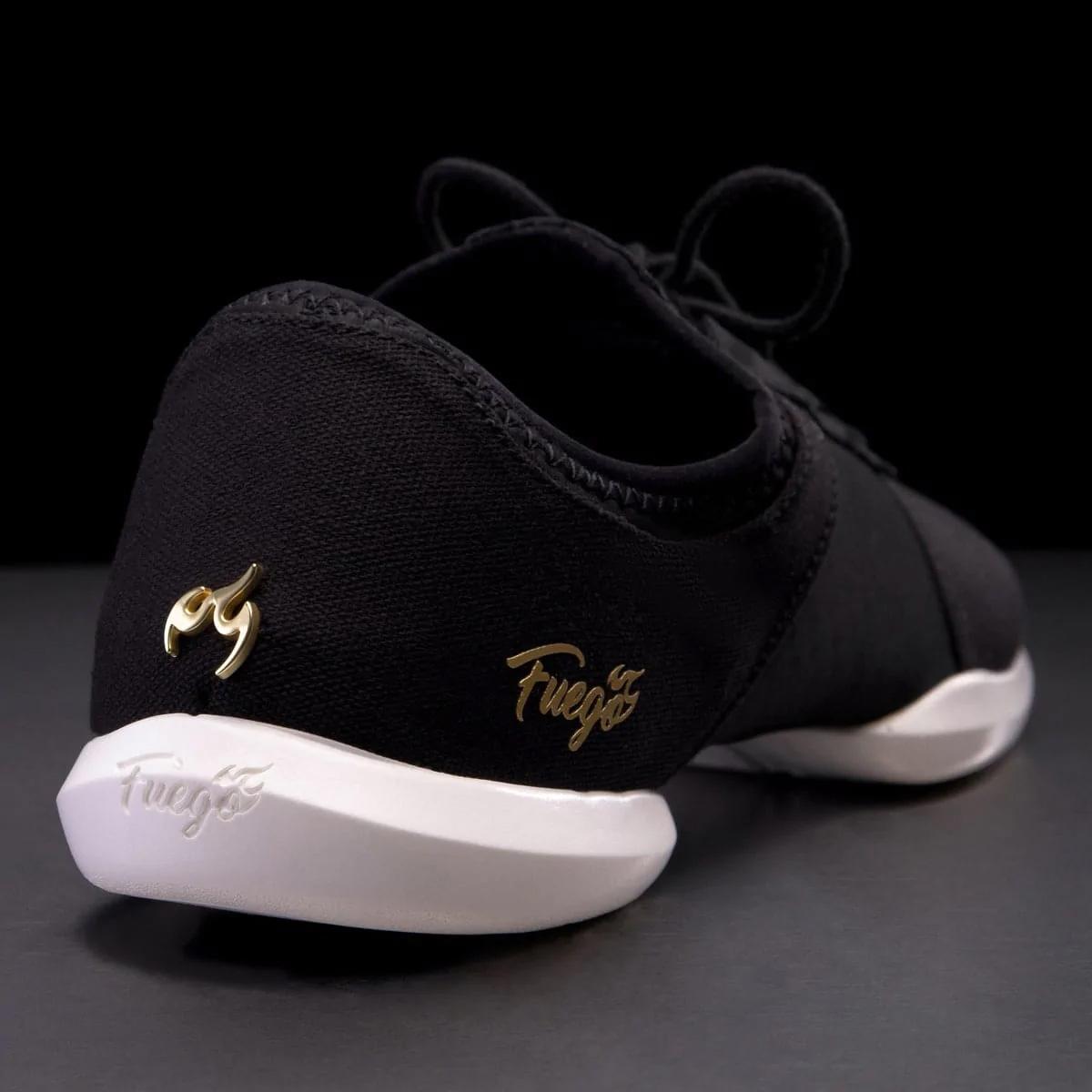 Fuego Unisex Split-Sole Dance Sneakers Black - Größe: US M4.5/W6