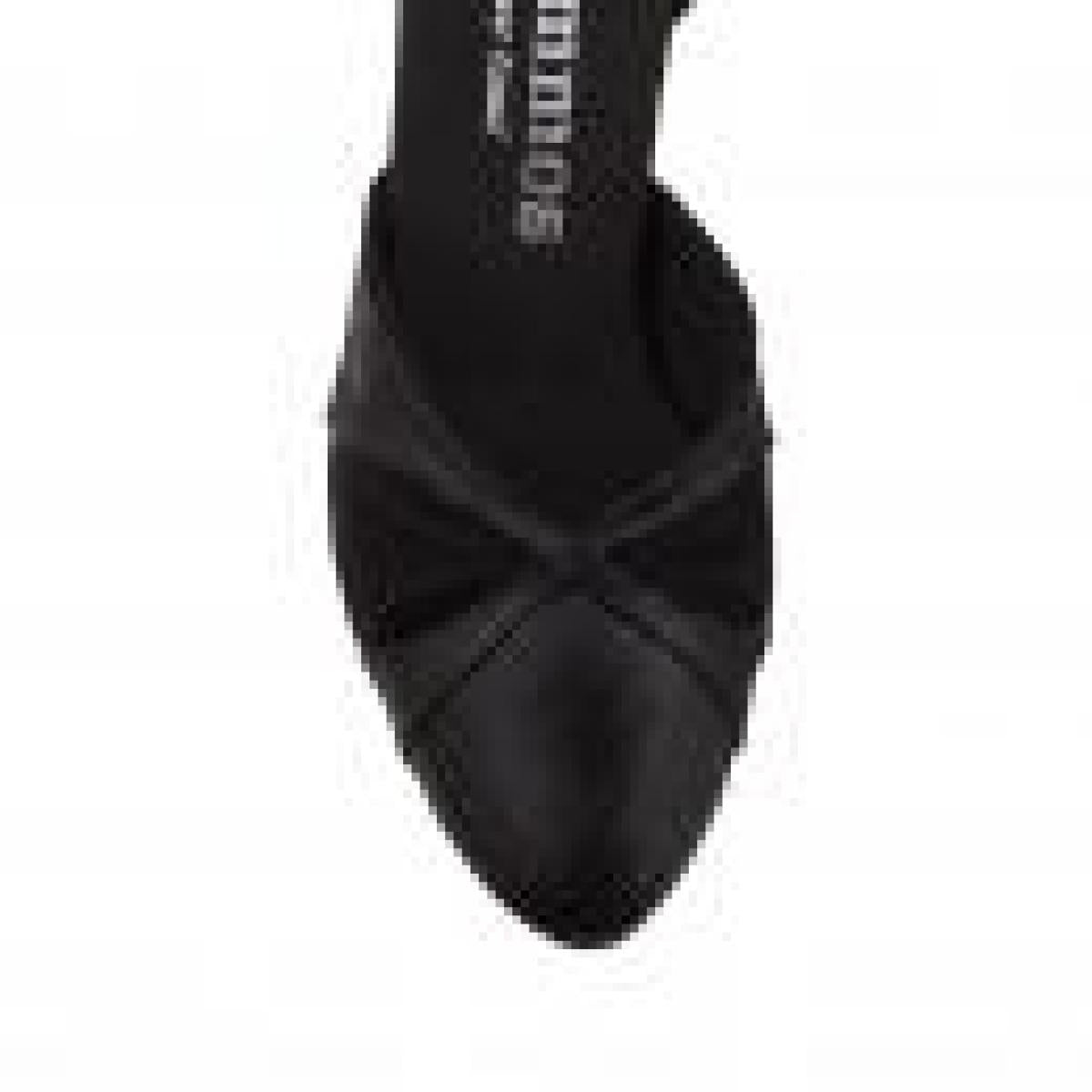 Rummos Damen Tanzschuhe R405 061-024 - Obermaterial: Leder/Nubuck - Farbe: Schwarz - Weite: Normal - Absatz: 60R Flare - Größe: EUR 41