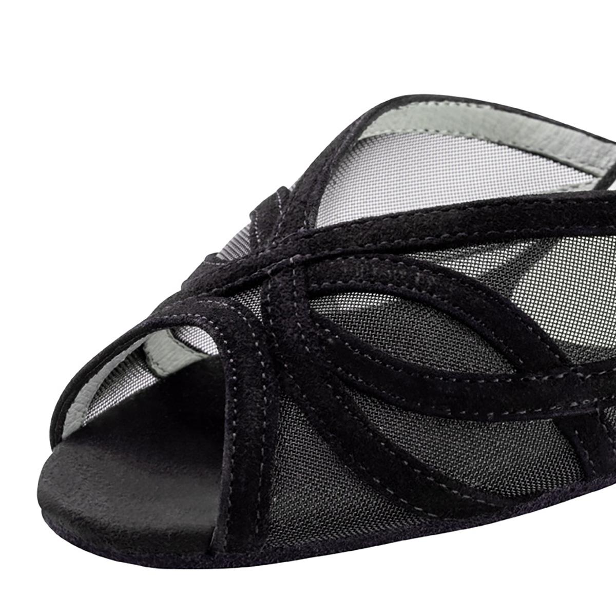 Anna Kern Damen Tanzschuhe 740-60 - Farbe: Schwarz - Größe: UK 9