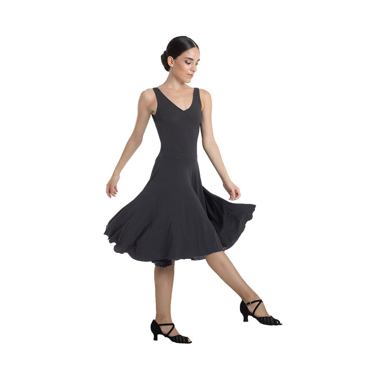 Intermezzo Damen Tanzkleid 8030 Vespumbody - Farbe: Schwarz (037) - Größe: M