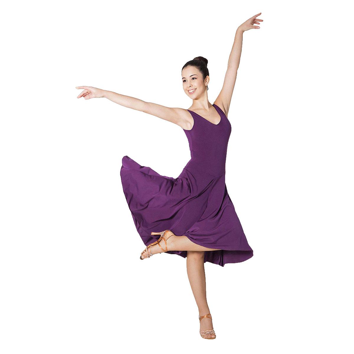 Intermezzo Damen Tanzkleid 8030 Vespumbody - Farbe: Pflaume (269) - Größe: M