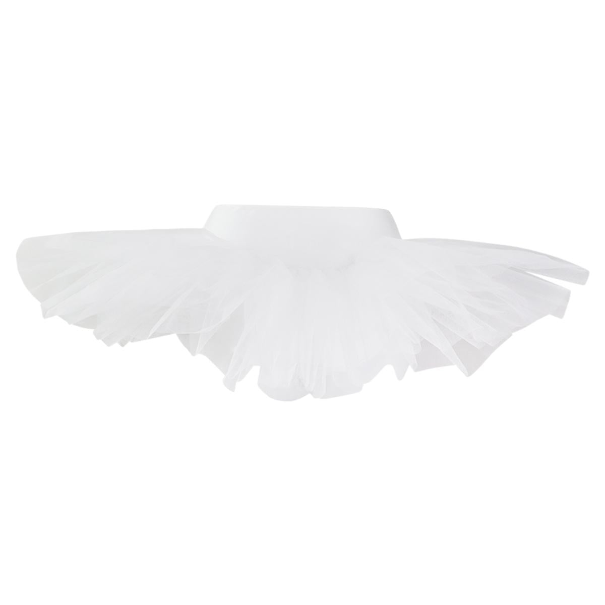 Intermezzo Damen Ballett Tutu 7736 Falsliptu - Farbe: Weiß (001) - Größe: L