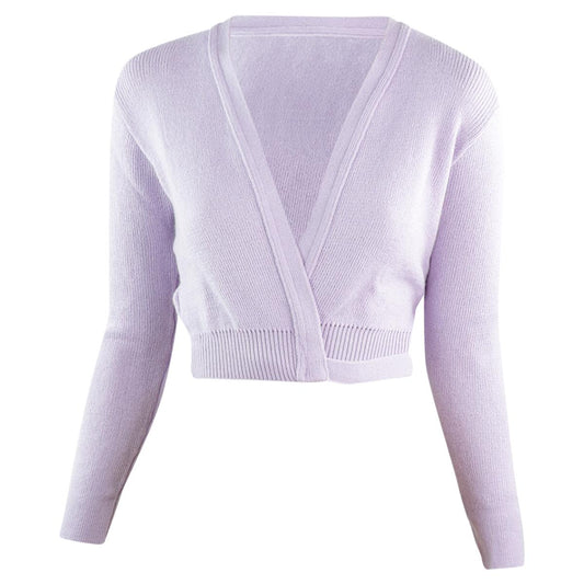 Intermezzo Damen Ballett Wickeljacke 6000 Jersey Elisa - Farbe: Lavendel (080) - Größe: XXL