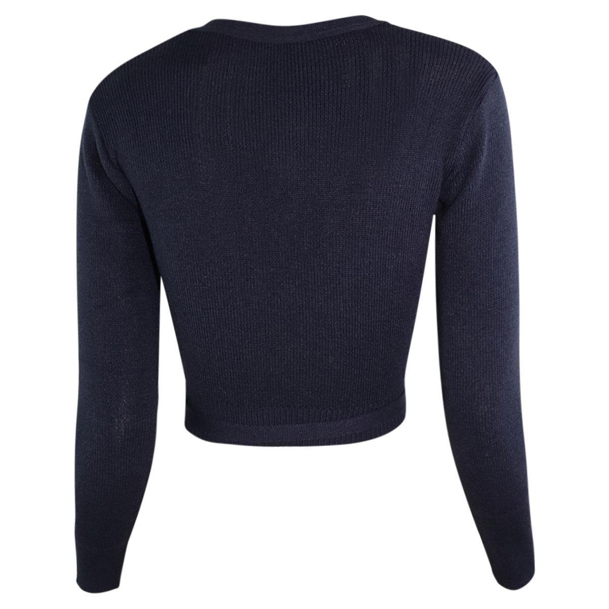 Intermezzo Damen Ballett Wickeljacke 6000 Jersey Elisa - Farbe: Navy Blau (019) - Größe: XXL