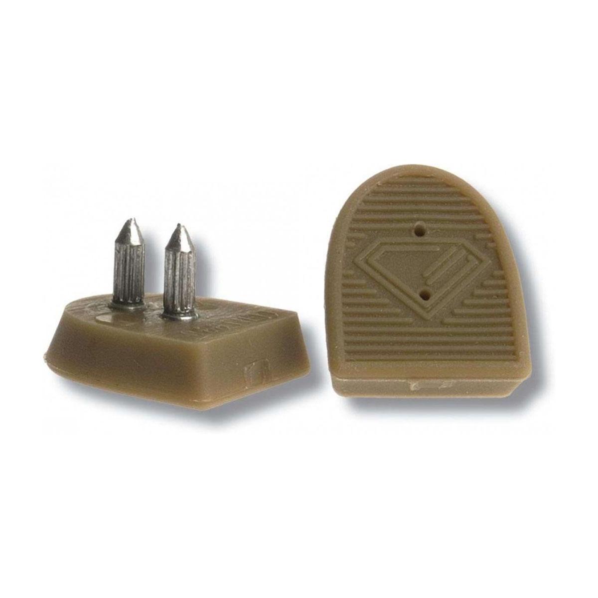 Diamant Austausch Absatzflecke - Style: Flare - Farbe: Beige