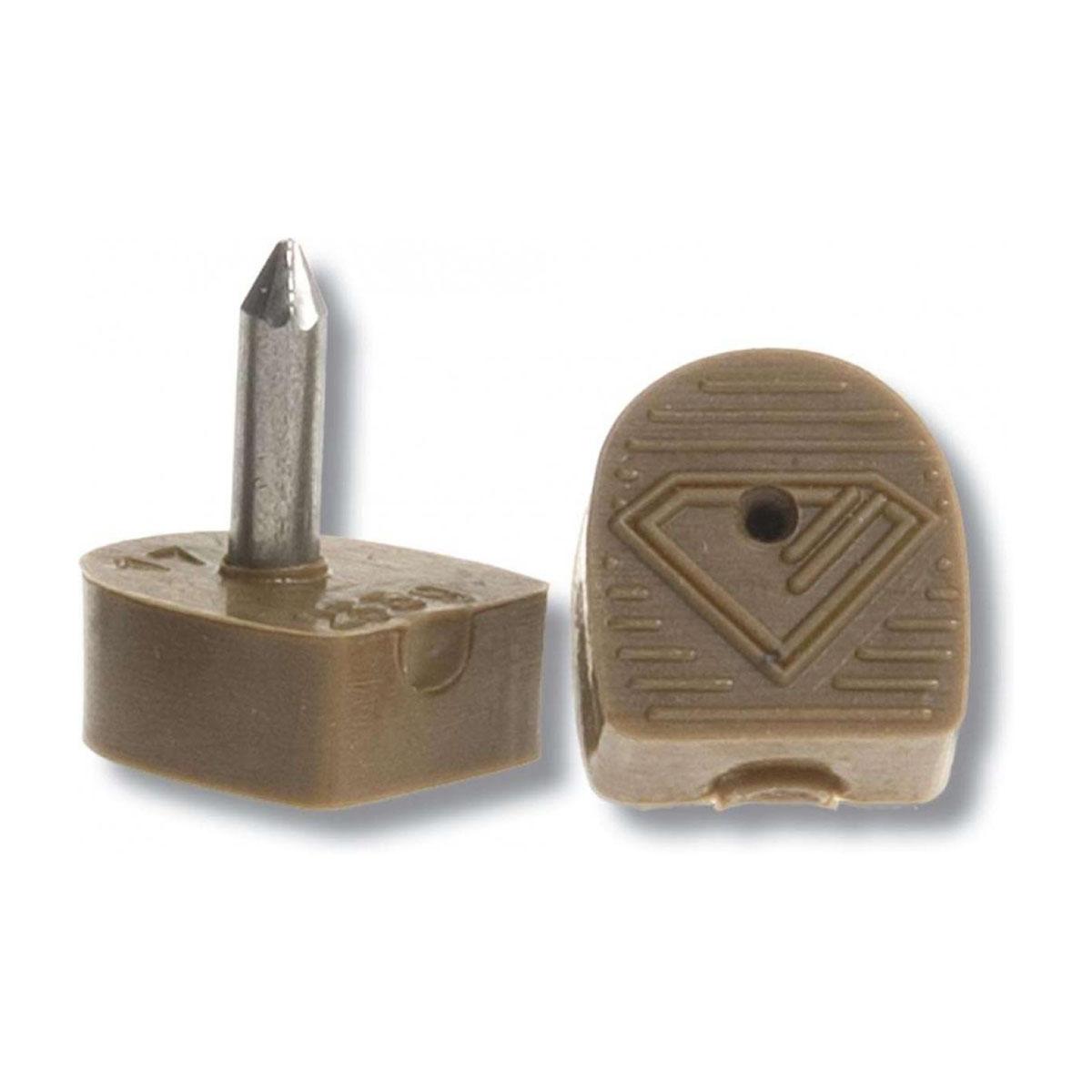 Diamant Austausch Absatzflecke - Style: Slim - Farbe: Beige