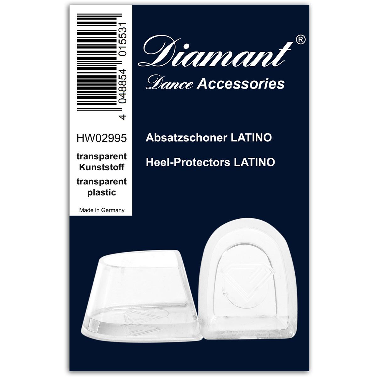 Diamant Absatzschoner - Style: Latino - Farbe: Transparent - Menge: 5 Paar