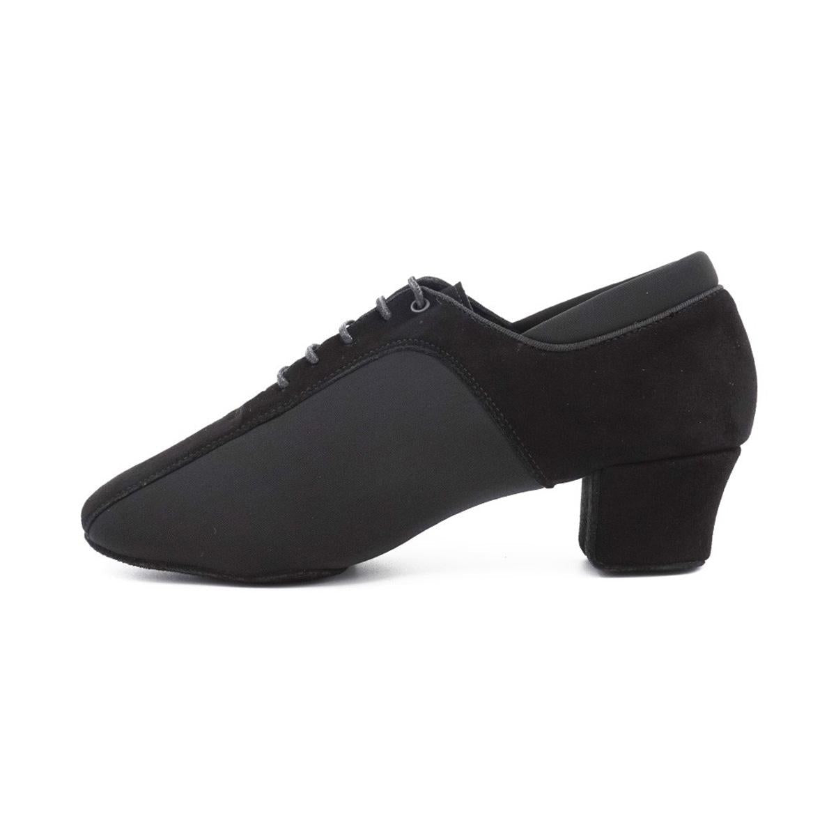PortDance Herren Tanzschuhe PD015 - Material: Nubuck/Neopren - Farbe: Schwarz - Größe: EUR 41