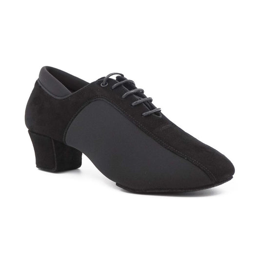 PortDance Herren Tanzschuhe PD015 - Material: Nubuck/Neopren - Farbe: Schwarz - Größe: EUR 41