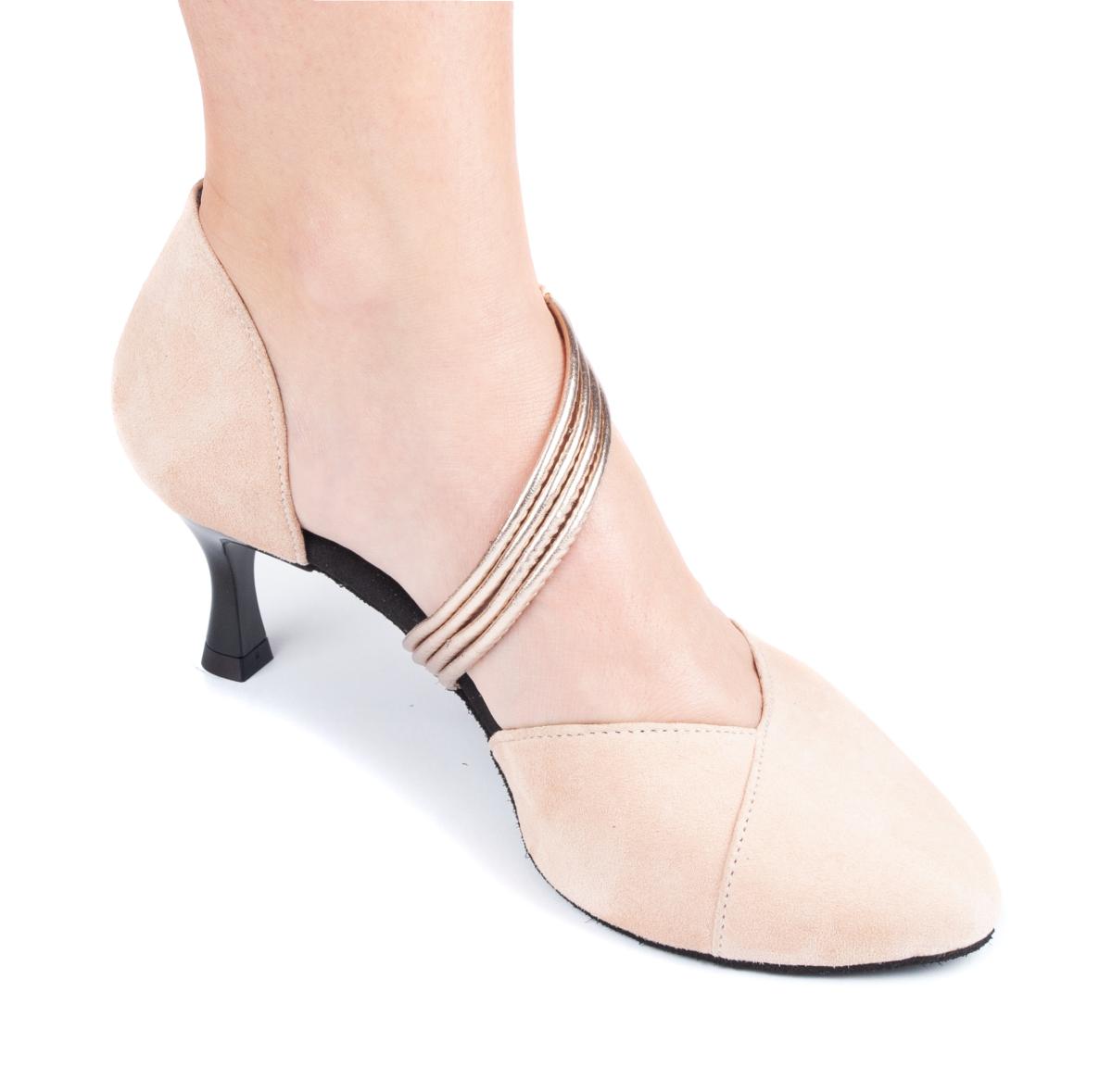 PortDance Damen Tanzschuhe PD126 - Material: Nubuck - Farbe: Pink - Größe: EUR 36