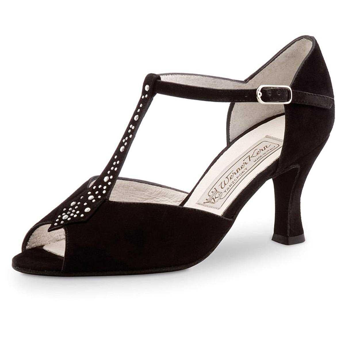 Werner Kern Damen Tanzschuhe Claudia 6,5 Schwarz - Größe: UK 7