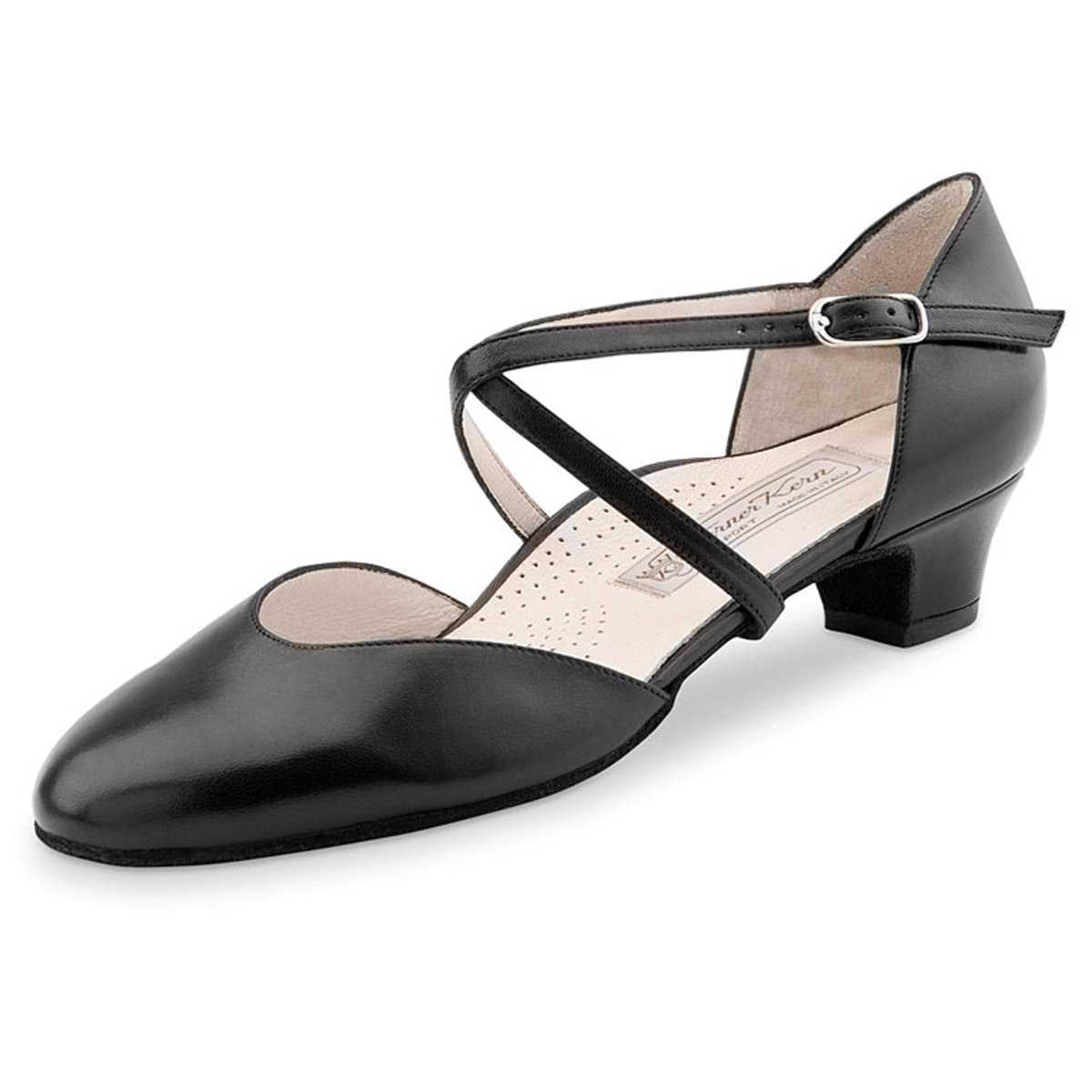 Werner Kern Damen Tanzschuhe Felice 3,4 - Farbe: Schwarz - Größe: UK 9