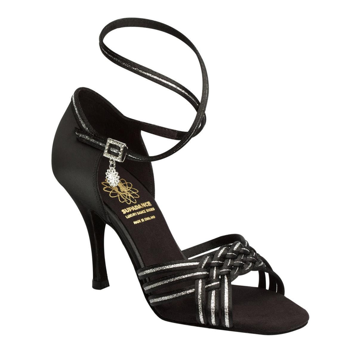Supadance Damen Tanzschuhe 1178 Schwarz/Silber