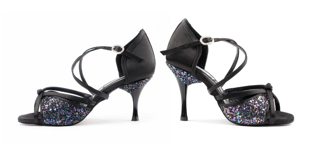 Portdance Damen Tanzschuhe PD801 Pro - Farbe: Bronze - Absatz: 5,5 cm Slim - Größe: EUR 37