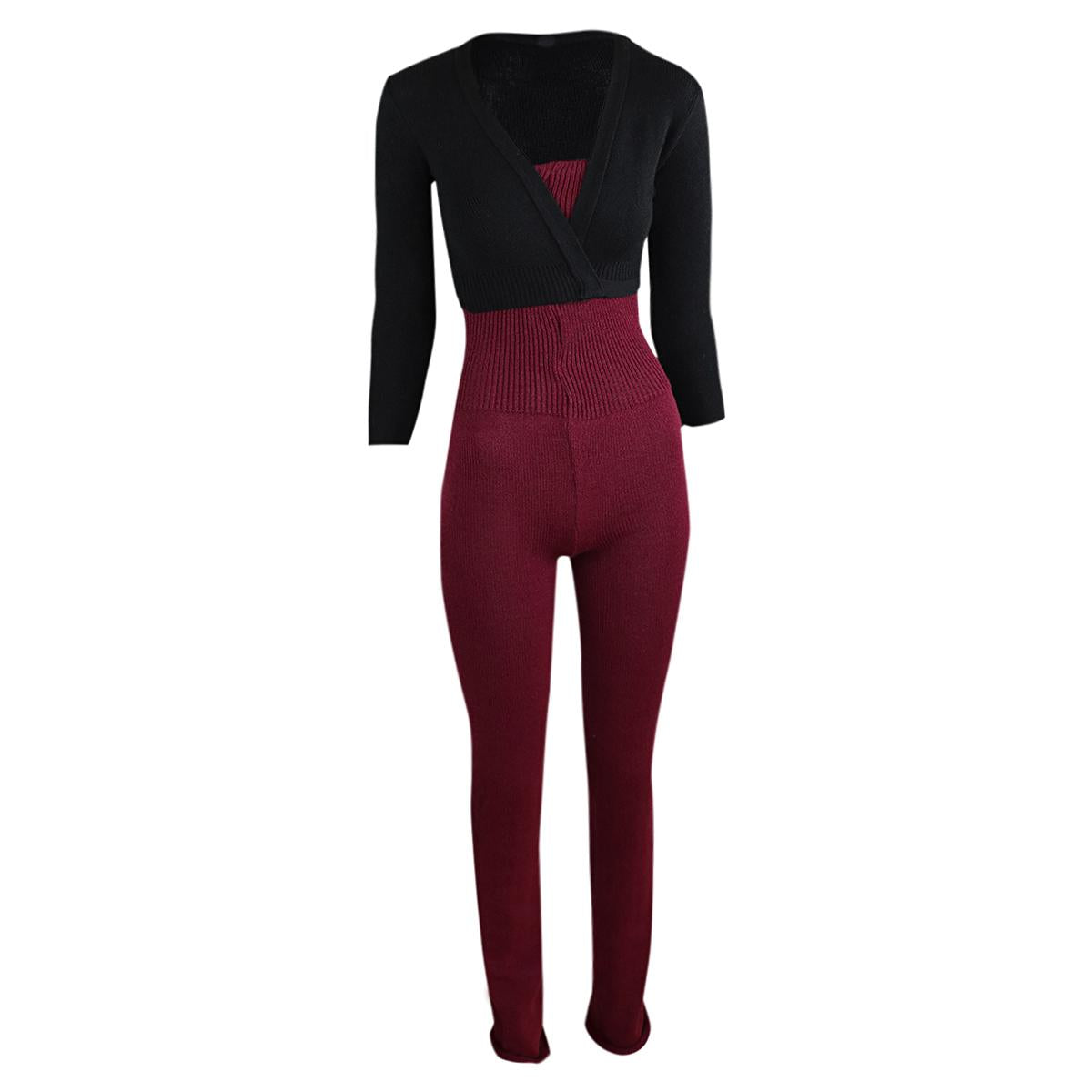 Intermezzo Damen Aufwärmanzug lang 4588 Skinlegrec - Farbe: Burgund (028) - Größe: XXL