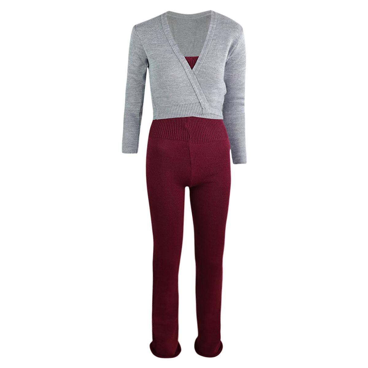 Intermezzo Damen Aufwärmanzug lang 4588 Skinlegrec - Farbe: Burgund (028) - Größe: XL