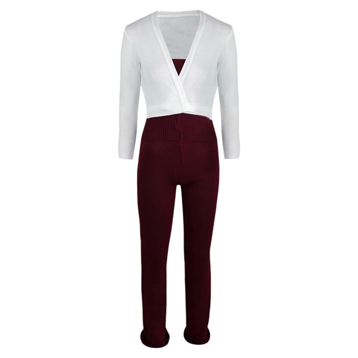 Intermezzo Damen Aufwärmanzug lang 4588 Skinlegrec - Farbe: Burgund (028) - Größe: XL