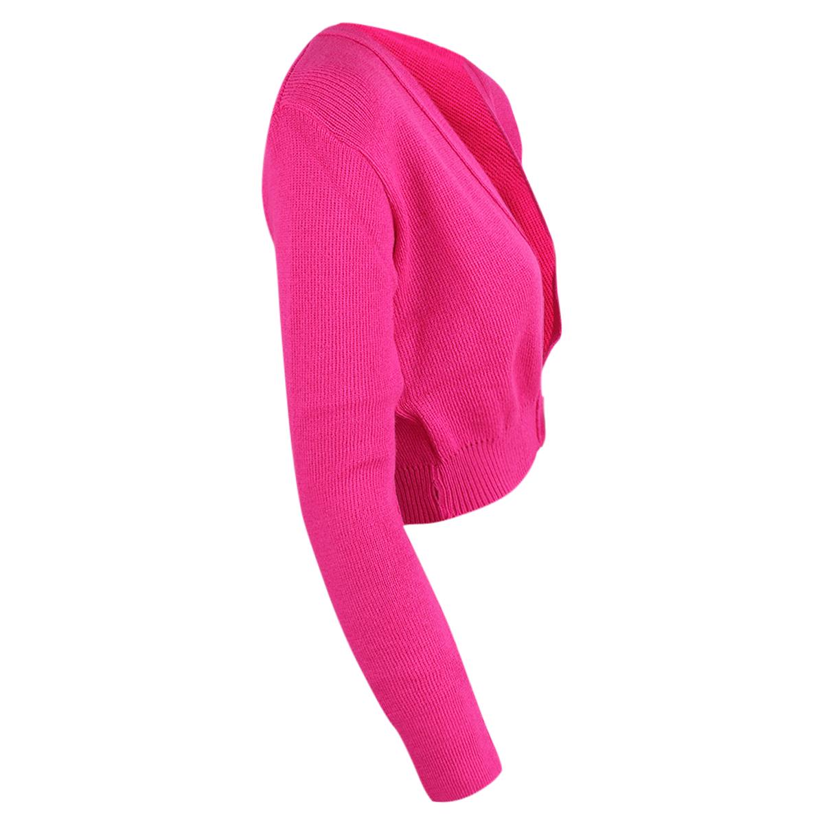 Intermezzo Damen Ballett Wickeljacke 6000 Jersey Elisa - Farbe: Fuchsia (009) - Größe: M
