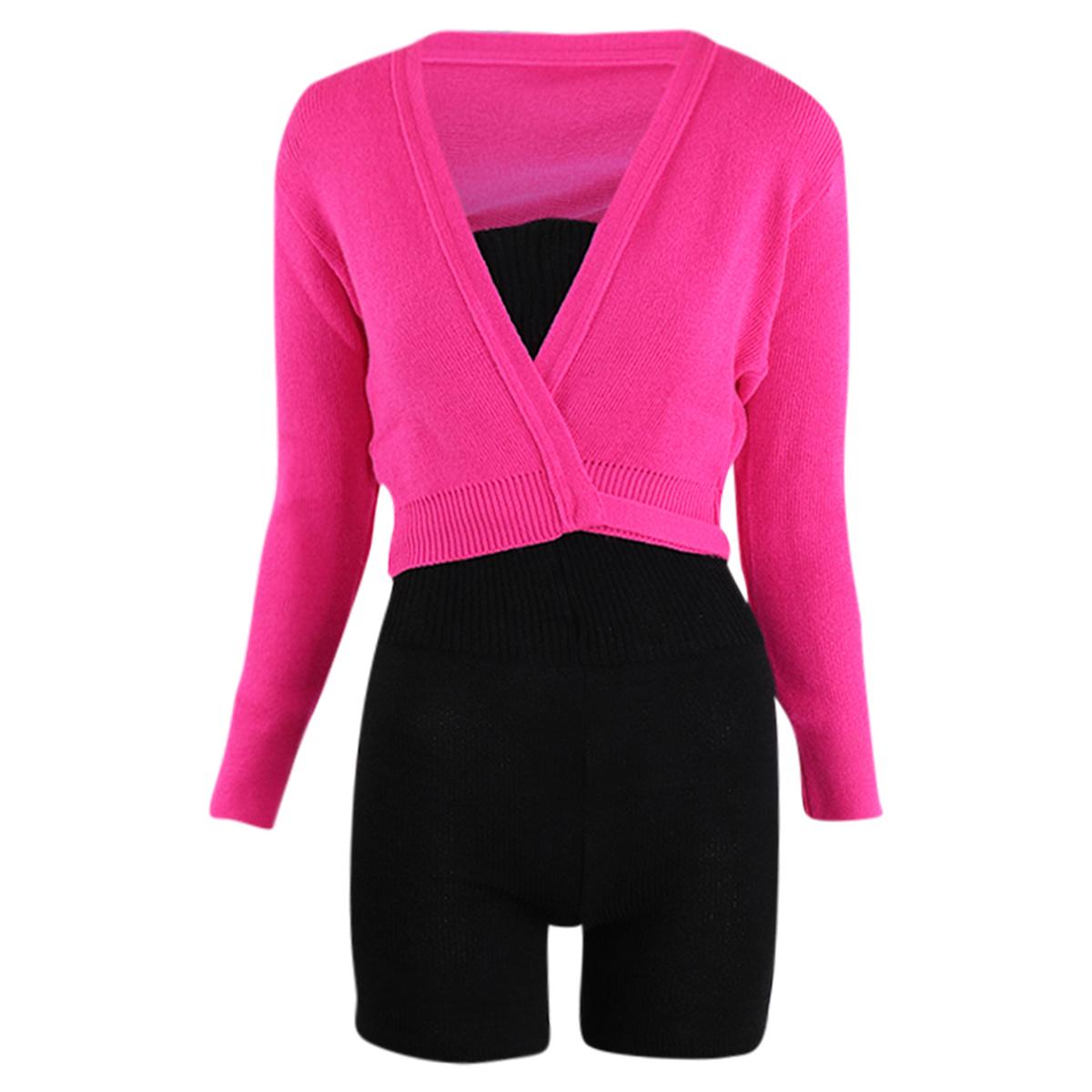 Intermezzo Damen Aufwärmanzug kurz 4587 Skinlegshort - Farbe: Schwarz (037) - Größe: XL