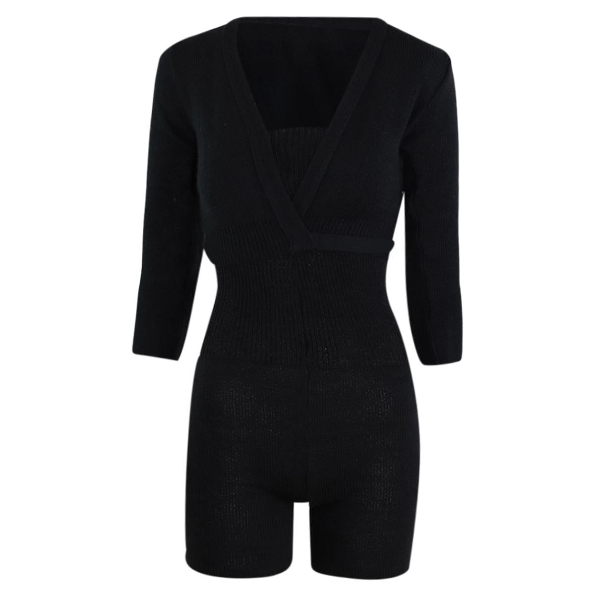 Intermezzo Damen Aufwärmanzug kurz 4587 Skinlegshort - Farbe: Schwarz (037) - Größe: XXL