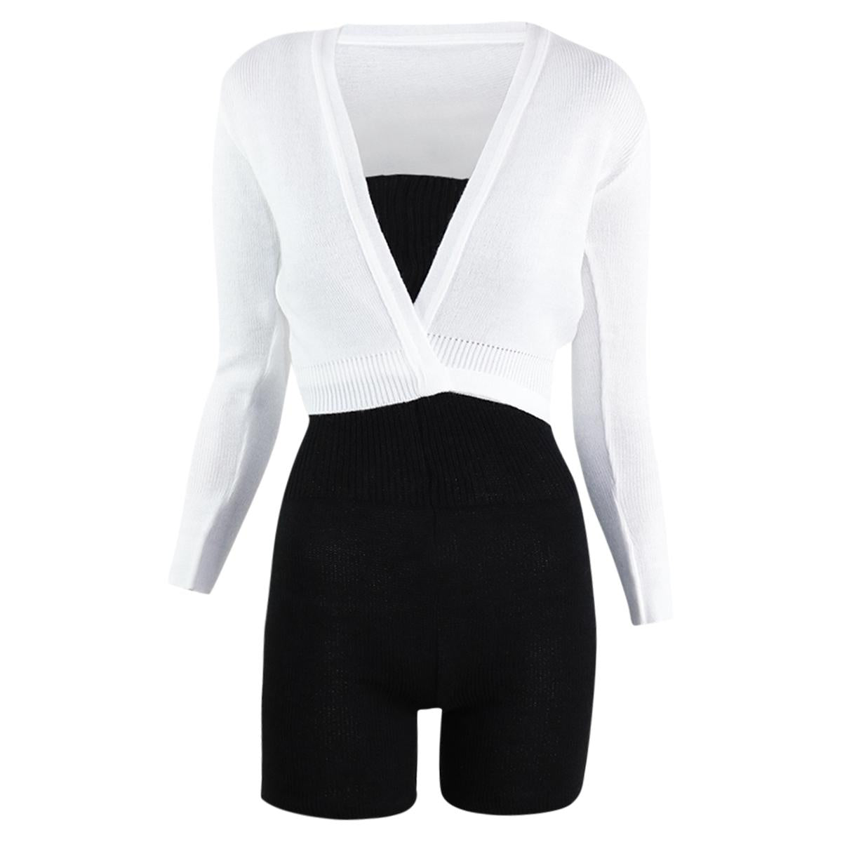 Intermezzo Damen Aufwärmanzug kurz 4587 Skinlegshort - Farbe: Schwarz (037) - Größe: M