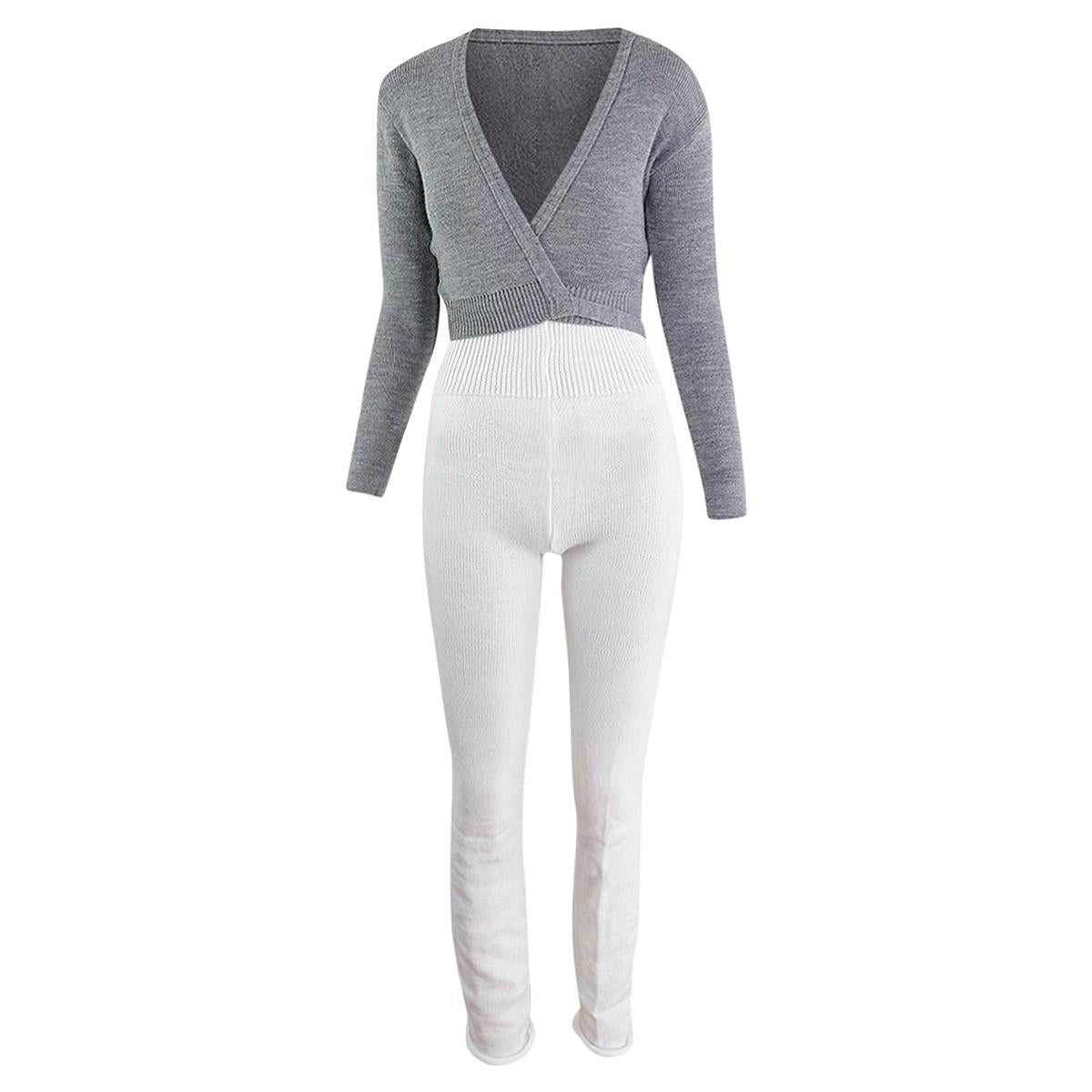 Intermezzo Damen Aufwärmanzug lang 4588 Skinlegrec - Farbe: Weiß (001) - Größe: XXL