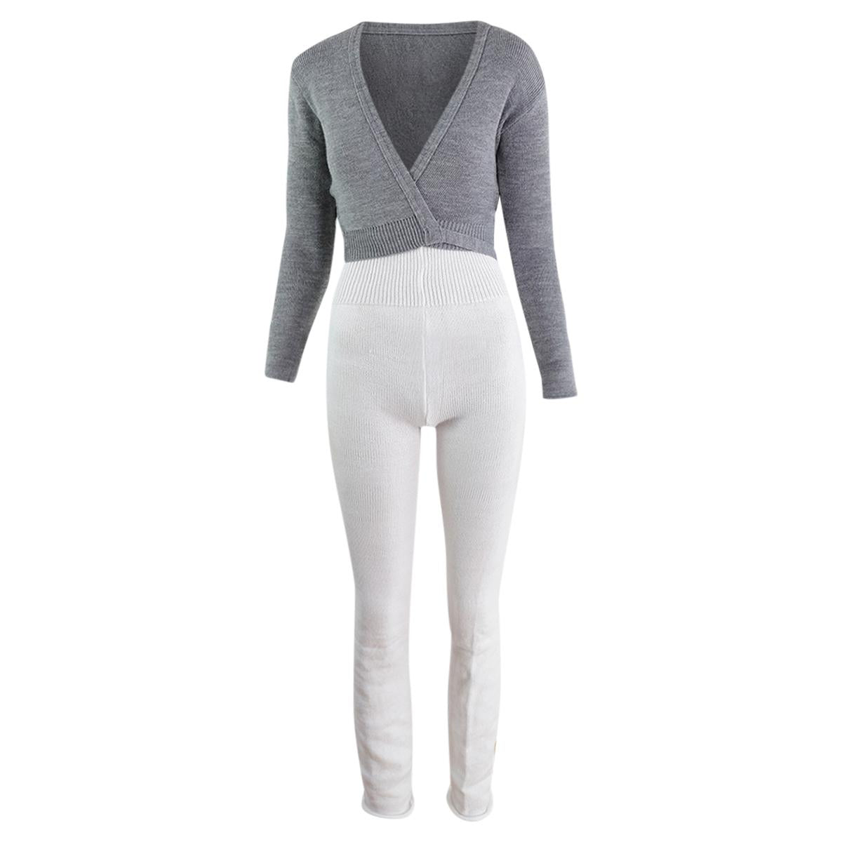 Intermezzo Damen Aufwärmanzug lang 4588 Skinlegrec - Farbe: Weiß (001) - Größe: XXL