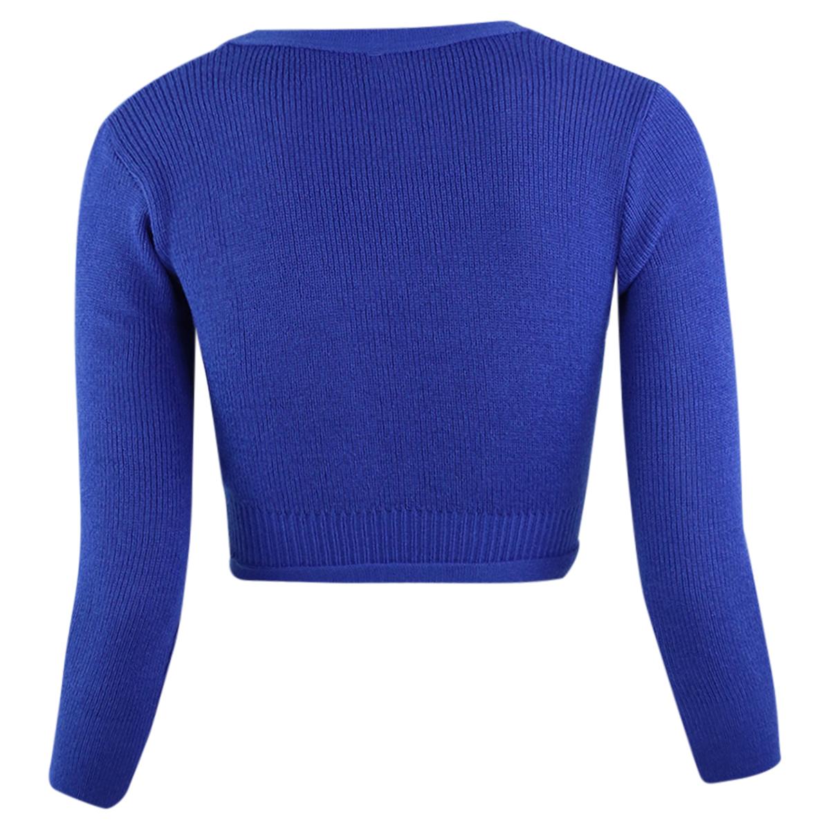 Intermezzo Damen Ballett Wickeljacke 6000 Jersey Elisa - Farbe: Royal Blau (017) - Größe: XXL